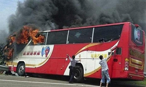 Taiwan buses recalled after deadly fire disaster