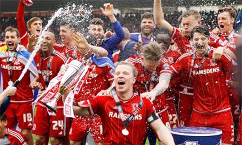 Middlesbrough strike it rich with promotion
