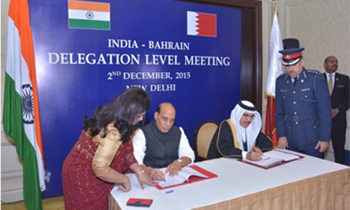 Interior Minister signs security agreement in India