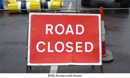 Riffa Avenue road closure