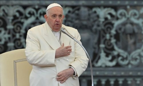 Pope expresses 'deep concern' over Israel-Palestinian violence
