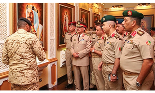 Egyptian military delegation visits BDF Military Museum