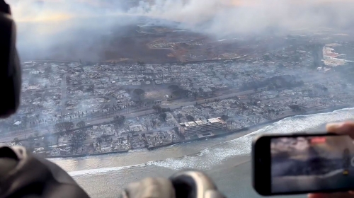 Hawaii town 'destroyed' by wildfire, at least 36 dead