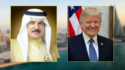 Middle East Stability in Focus During HM King Hamad and US President Trump’s Call