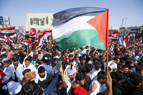 Thousands protest across Middle East in support of Palestinians