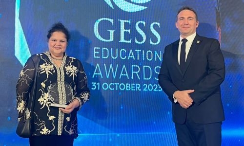 The British School of Bahrain receives GESS Education award