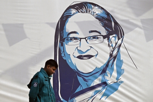 Bangladesh's Hasina wins three-quarters of seats