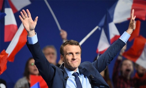  Macron elected France's president