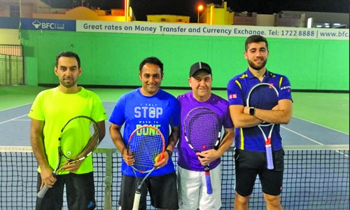 Ali and John K. lift Men’s Doubles title 