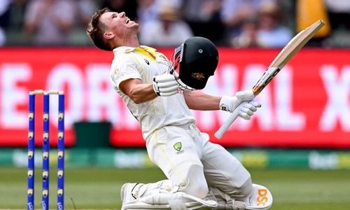 Warner crushes South Africa with majestic double ton