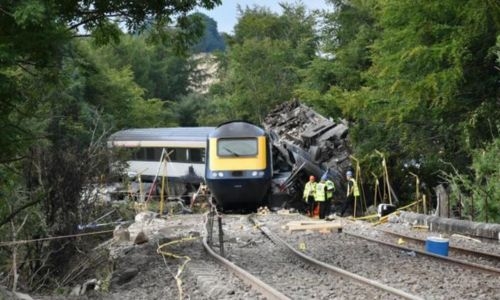 UK rail firm fined millions over fatal train crash in Scotland
