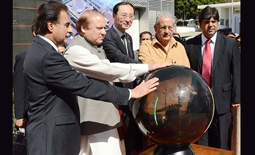 Pakistan PM flags off world's first solar Parliament