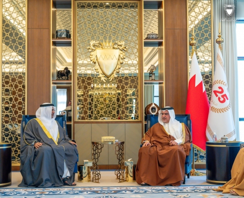 HRH the Crown Prince and Prime Minister meets with Shura Council member