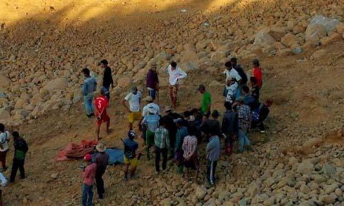 Hopes fade for 100 miners missing after landslide near Myanmar jade mine