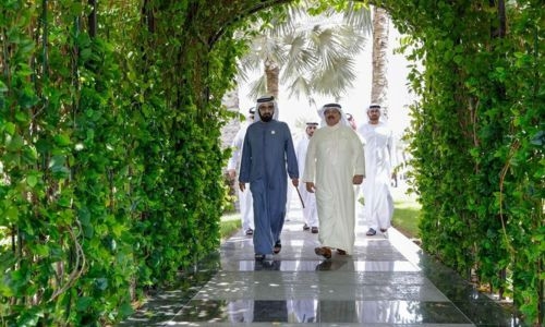 HM King meets HH Shaikh Mohammed bin Rashid Al Maktoum