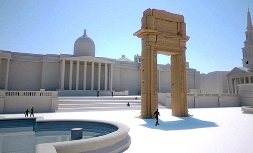 Giant Palmyra arch replicas to go on show in London, New York