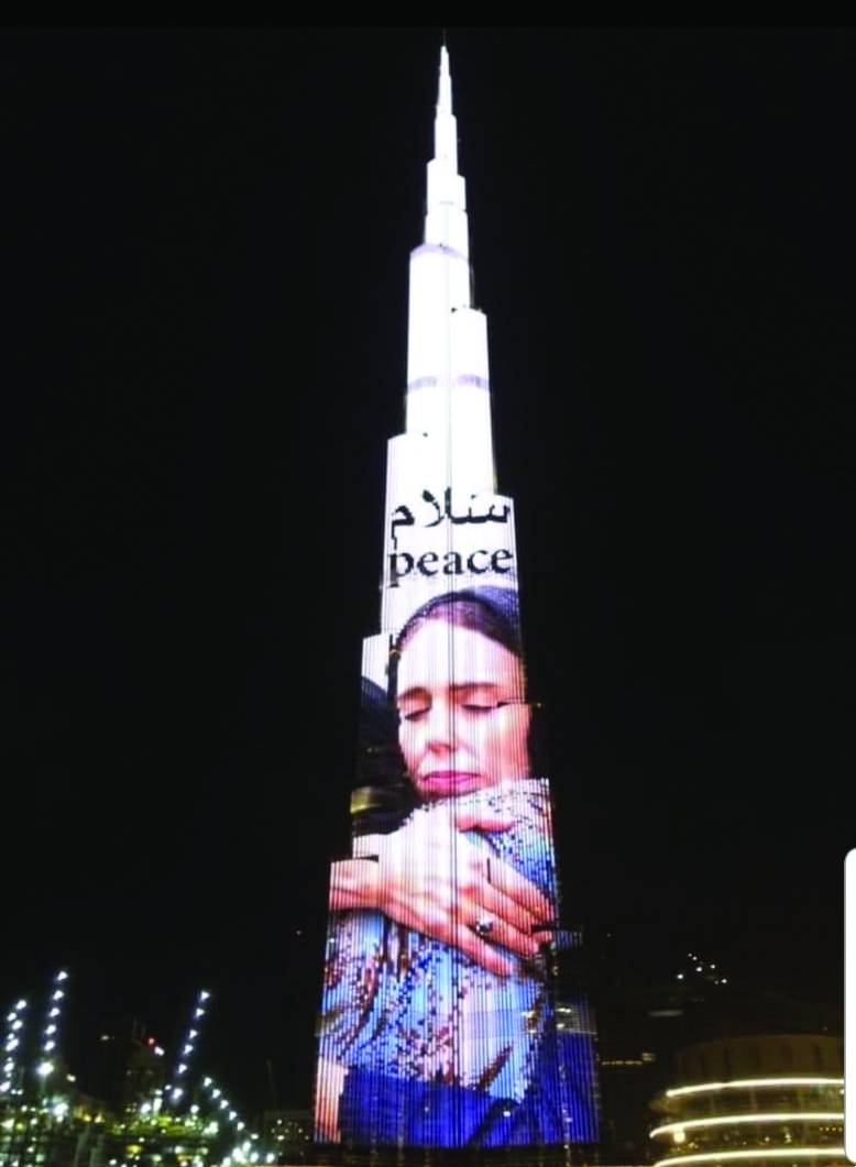 Burj Khalifa pays tribute to victims of mosque attack 