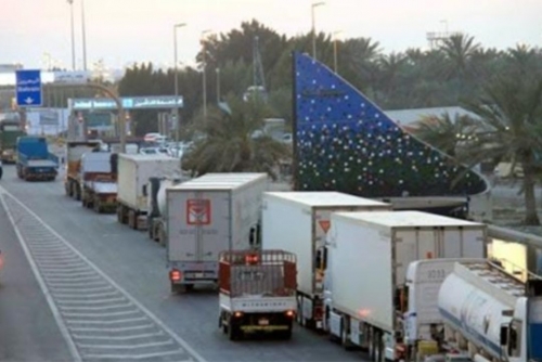 Record truck dispatch times at King Fahad Causeway