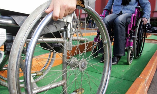 Souqs provided with wheelchairs