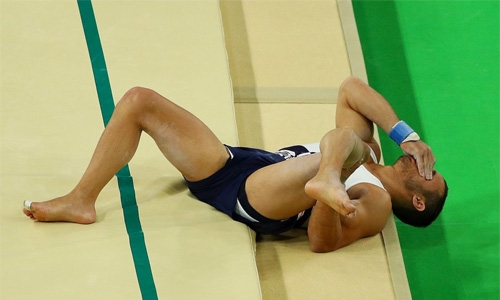 French gymnast suffers horror leg injury in Rio