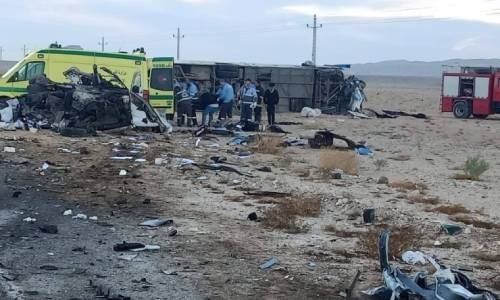 At least 16 killed in car crash in Egypt’s Sinai Peninsula