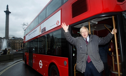 Johnson’s model bus hobby drives frenzy of reaction