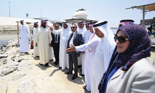 Ministers visit Um Al Hassam, Al Qurayyah