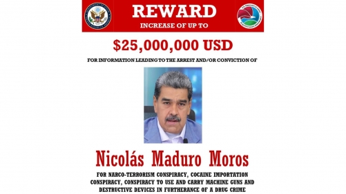 US announces $25m reward for arrest of Venezuela’s President Venezuela's Maduro