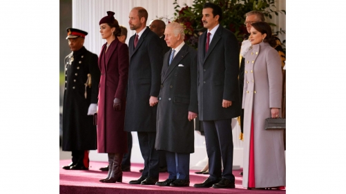 Qatar's Emir Sheikh Tamim Arrives in London for State Visit