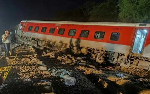 Two dead, 35 injured in India passenger train derailment