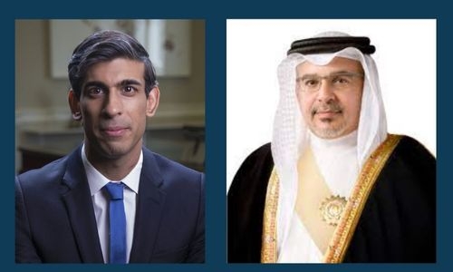 Bahrain Crown Prince and Prime Minister congratulates newly appointed UK Prime Minister 