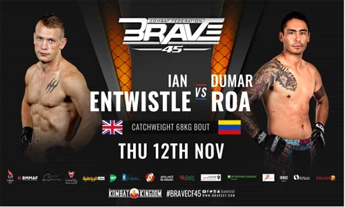 Ian Entwistle replaces Gabriel ‘’Fly’’ in BRAVE CF 45 main event