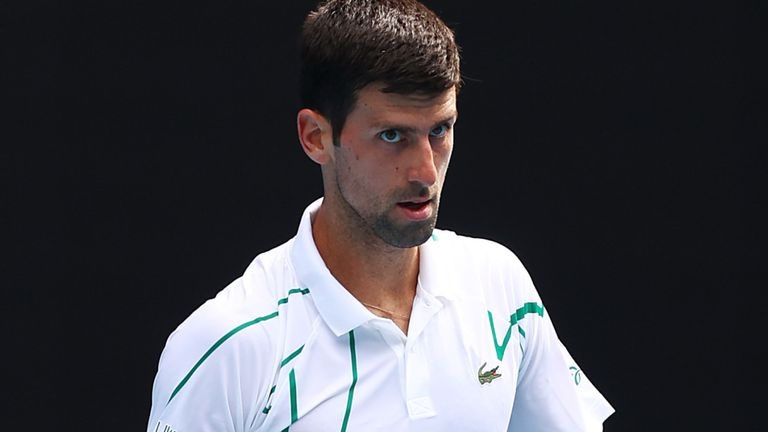 Novak Djokovic to face Milos Raonic in Australian Open quarter-finals