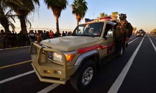 Iraq Paramilitaries Show off Weaponry in Big Anniversary Parade