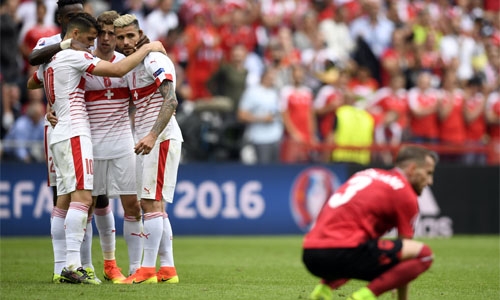 Euro 2016 - Switzerland beat Albania 1-0