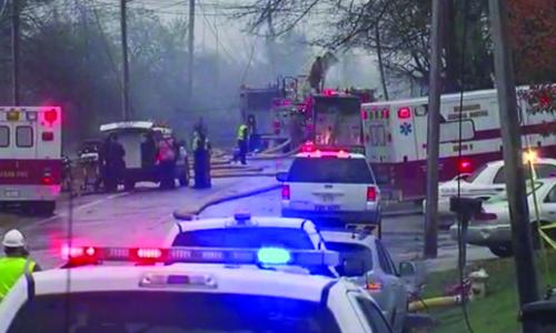 Jet crashes into residential area; 9 dead