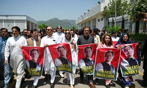 Headquarters of Pakistan ex-PM Imran Khan's party raided