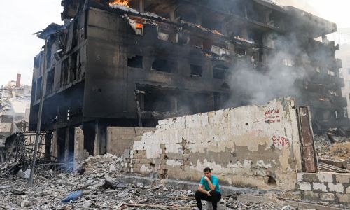 Health ministry in Hamas-run Gaza says war death toll at 37,834