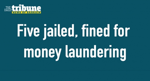 Five jailed, fined for money laundering