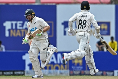 Latham, Williamson half-tons take Kiwis to 255-4 in Sri Lanka