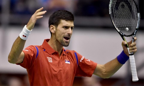 Djokovic beaten in doubles as Serbia slump