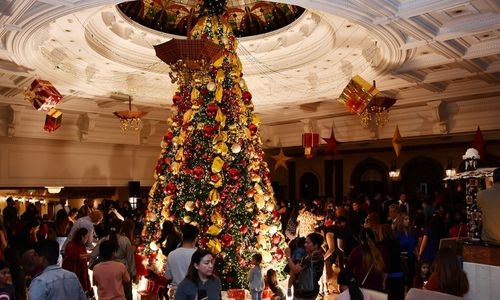 Christmas tree-lighting kicks off festive season at The Gulf Hotel Bahrain