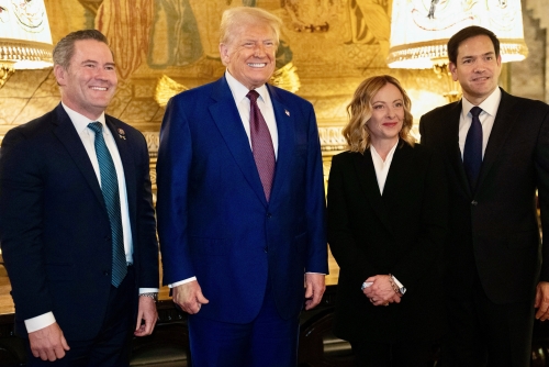 Italy’s Meloni visits Trump in Florida