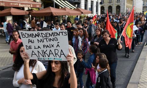 Thousands rally in Ankara to remember victims of bombings