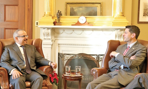 Bahrain CP, Paul Ryan hold bilateral discussions