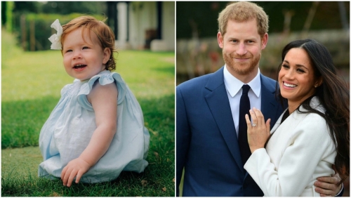 Harry and Meghan release daughter's first birthday photo