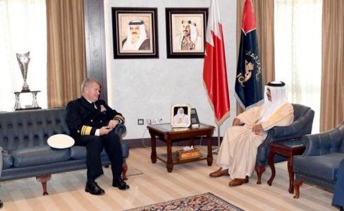 Interior Minister receives US Fifth Fleet commander