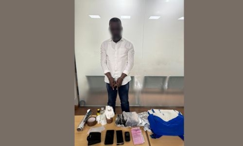 African scam suspect held