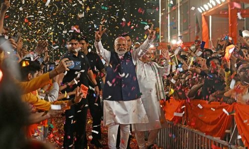 Modi wins again, promises more development