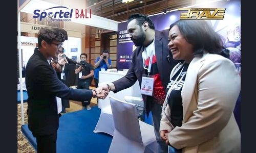 BRAVE CF represents Bahrain at biggest sports media conference in Bali